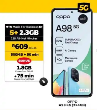 MTN OPPO A98 5G (256GB) offer