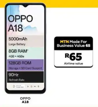 MTN OPPO A18 offer