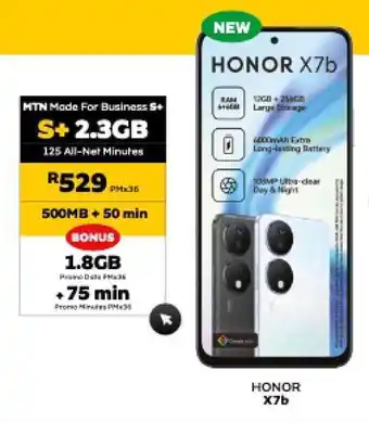 MTN HONOR X7b offer