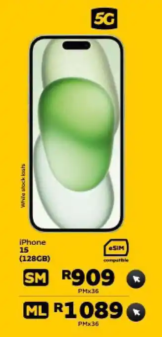 MTN iPhone 15 128GB offer