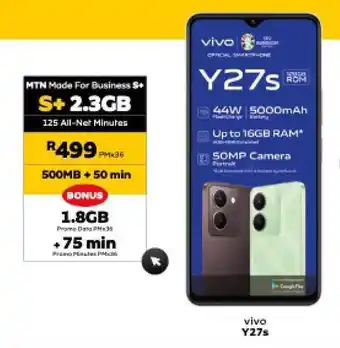 MTN Vivo Y27s offer