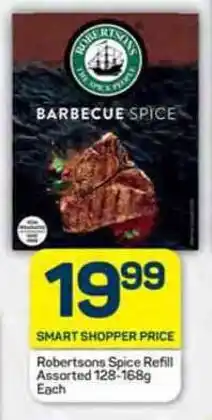 Pick n Pay Robertsons Spice Refill Assorted 128-168g Each offer