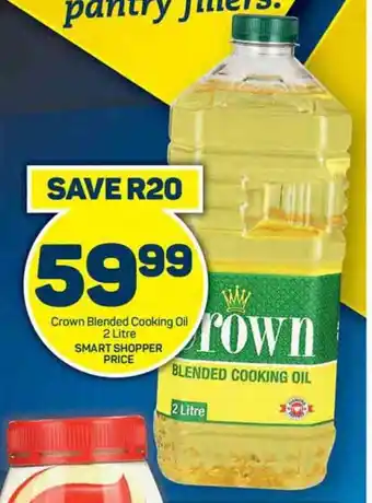 Pick n Pay Crown Blended Cooking Oil 2 Litre offer