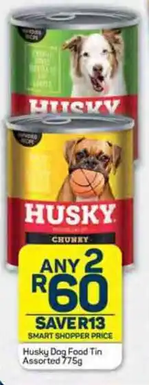 Pick n Pay Husky Dog Food Tin Assorted 775g offer