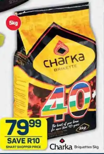 Pick n Pay Charka Briquettes 5kg offer