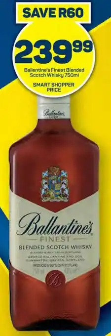 Pick n Pay Ballentine's Finest Blended Scotch Whisky 750ml offer