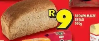 Shoprite BROWN MAIZE BREAD 600g offer