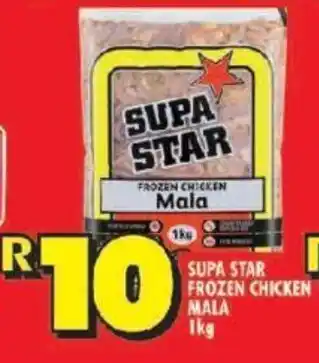 Shoprite SUPA STAR FROZEN CHICKEN MALA 1kg offer