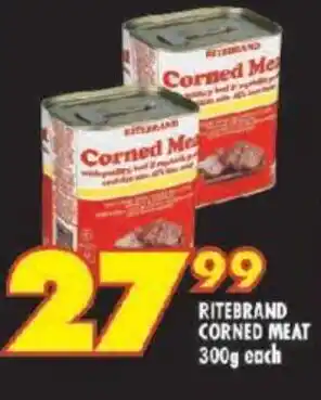 Shoprite RITEBRAND CORNED MEAT 300g each offer