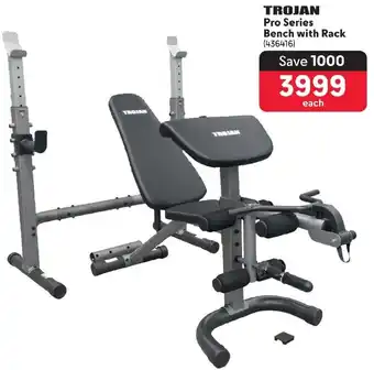 Makro TROJAN Pro Series Bench with Rack offer