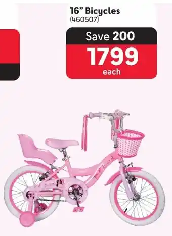 16" Bicycles
