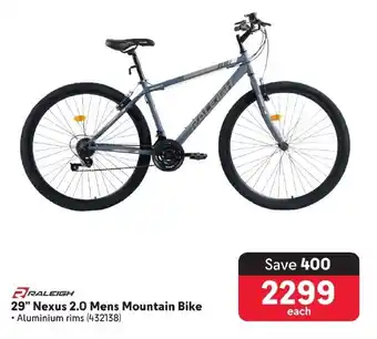 Makro RALEIGH 29" Nexus 2.0 Mens Mountain Bike offer