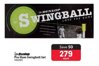 Makro Dunlop Pro Slam Swingball Set offer