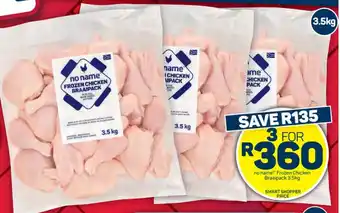 Pick n Pay Hypermarket No name Frozen Chicken Braaipack 3.5kg offer