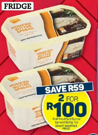 Pick n Pay Hypermarket PnP Modified Butter Spread 500g Tub offer