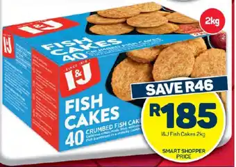 Pick n Pay Hypermarket I&J Fish Cakes 2kg offer