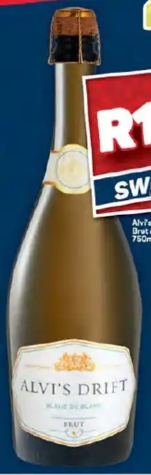 Pick n Pay Hypermarket Alvi's Drift Blanc De Blanc Brut or Rose Sparkling Wine 750ml Each offer