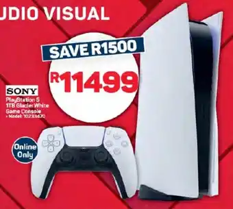 Pick n Pay Hypermarket SONY PlayStation 5 1TB Glacier White Game Console offer