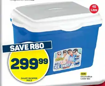 Pick n Pay Hypermarket ADDIS 45 Litre Blue Cooler Box offer