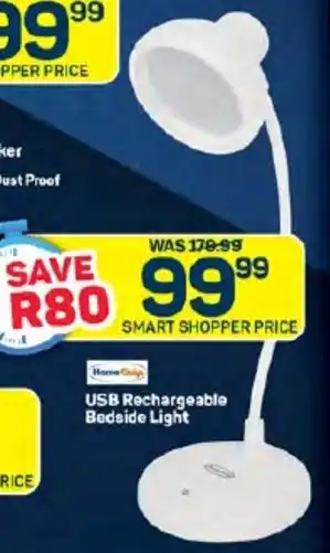 Pick n Pay Hypermarket USB Rechargeable Bedside Light offer