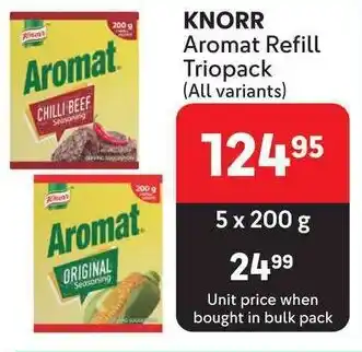 Makro KNORR Aromat Refill Triopack (All variants) offer