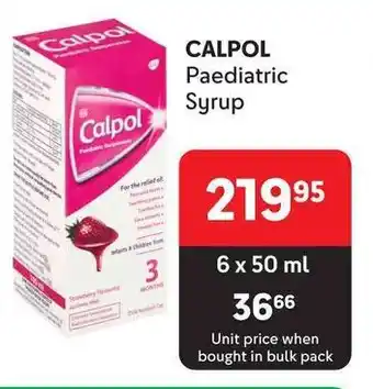 Makro CALPOL Paediatric Syrup offer