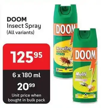 Makro DOOM Insect Spray (All variants) offer