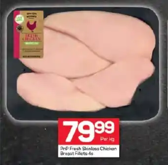 Pick n Pay Hypermarket PnP Fresh Skinless Chicken Breast Fillets 4s offer