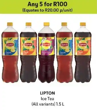 Makro LIPTON Ice Tea (All variants) 1.5 L offer