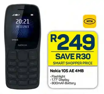 Pick n Pay Hypermarket Nokia 105 AE 4MB offer