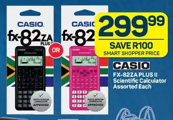 Pick n Pay Hypermarket CASIO FX-82ZA PLUS II Scientific Calculator Assorted Each offer