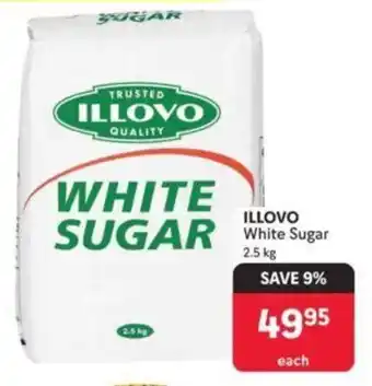 Makro ILLOVO White Sugar 2.5kg offer