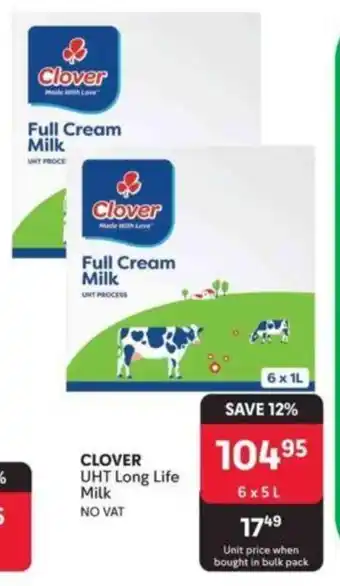 Makro CLOVER UHT Long Life Milk offer