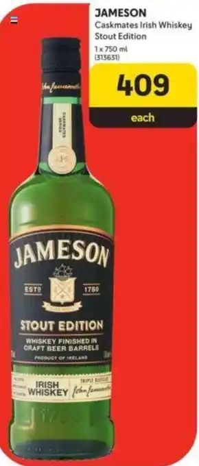 JAMESON Caskmates Irish Whiskey Stout Edition