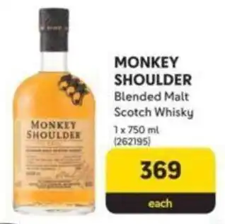 Makro MONKEY SHOULDER Blended Malt Scotch Whisky 1x 750ml offer