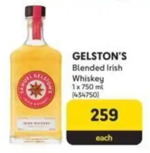 Makro GELSTON'S Blended Irish Whiskey 1x 750ml offer