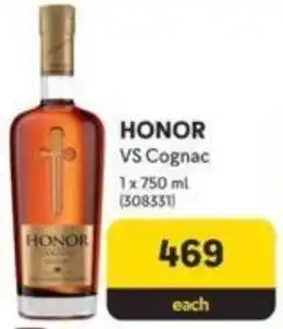 Makro HONOR VS Cognac 1x 750ml offer