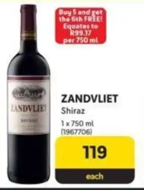 Makro ZANDVLIET Shiraz offer