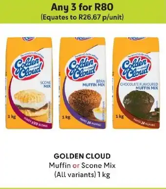 Makro GOLDEN CLOUD Muffin or Scone Mix (All variants) 1 kg offer