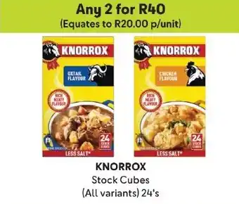 Makro KNORROX Stock Cubes (All variants) 24's offer