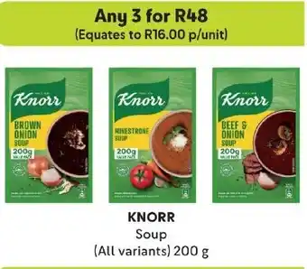 Makro KNORR Soup (All variants) 200 g offer