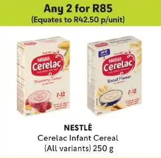 Makro NESTLÉ Cerelac Infant Cereal (All variants) 250 g offer