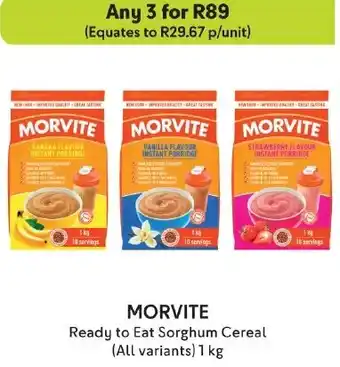 Makro MORVITE Ready to Eat Sorghum Cereal (All variants) 1 kg offer