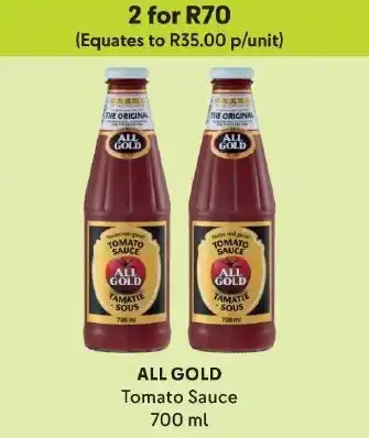 Makro ALL GOLD Tomato Sauce offer