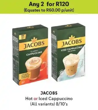 Makro JACOBS Hot or Iced Cappuccino (All variants) 8/10's offer