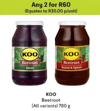 Makro KOO Beetroot (All variants) 780 g offer