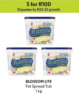 BLOSSOM LITE Fat Spread Tub 1 kg