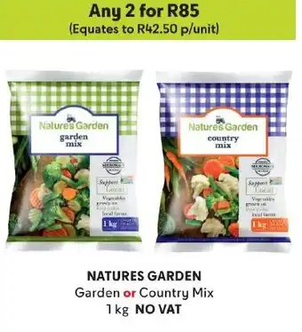 Makro NATURES GARDEN Garden or Country Mix 1 kg NO VAT offer