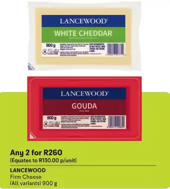 Makro LANCEWOOD Firm Cheese (All variants) 900 g offer