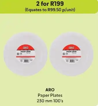 Makro ARO Paper Plates offer